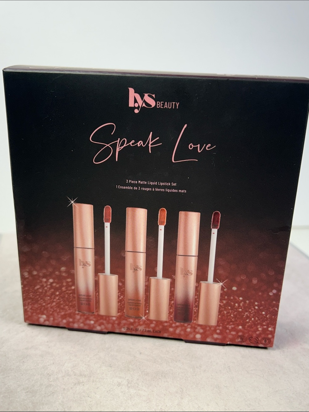 lys Beauty Speak Love Matte Liquid Lipstick Trio